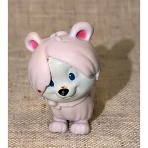 Greenbrier Intl Inc Disney Snow Puff Pink White Dog Puppy Toy Minnie Mouse